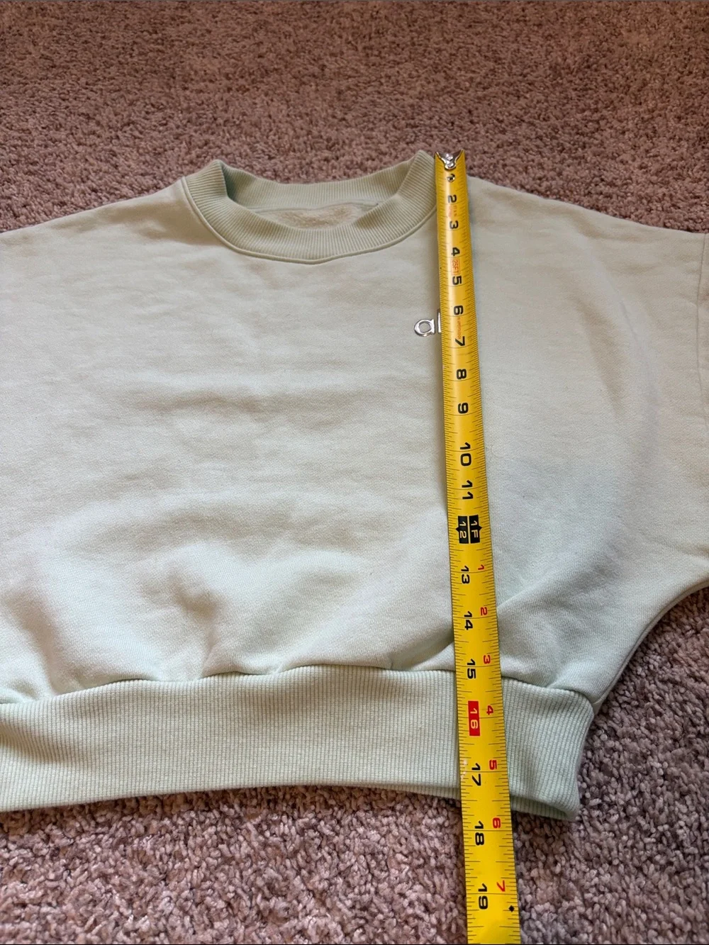 ALO Yoga cropped crewneck
